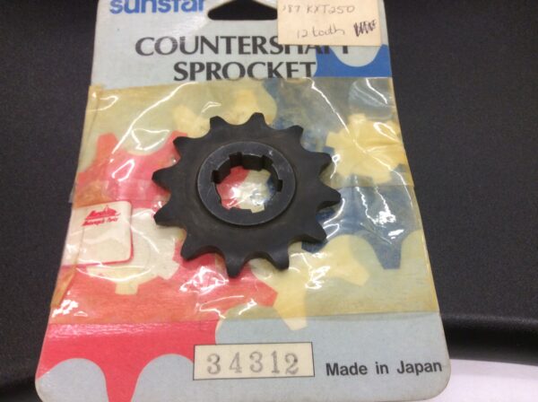 1987 Kawasaki Sprocket Countershaft 12 Tooth 6 Spline - Sunstar