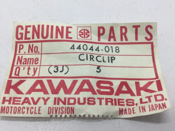1974 Kawasaki Circlip - Image 4