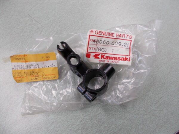 2000 Kawasaki Holder, Front Brake Lever, Black