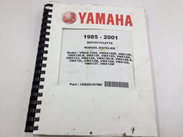 2000 Yamaha Vmax 1200 Service Manual