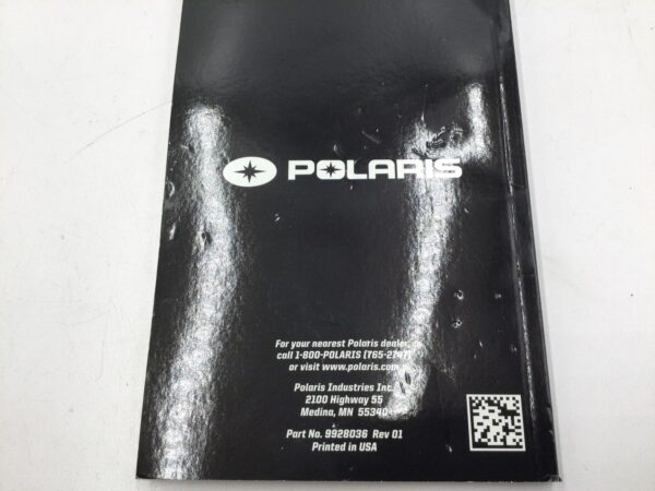 2018 Polaris Owners Manual - Image 2