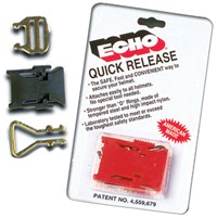 HELMET QUICK RELEASE - RED