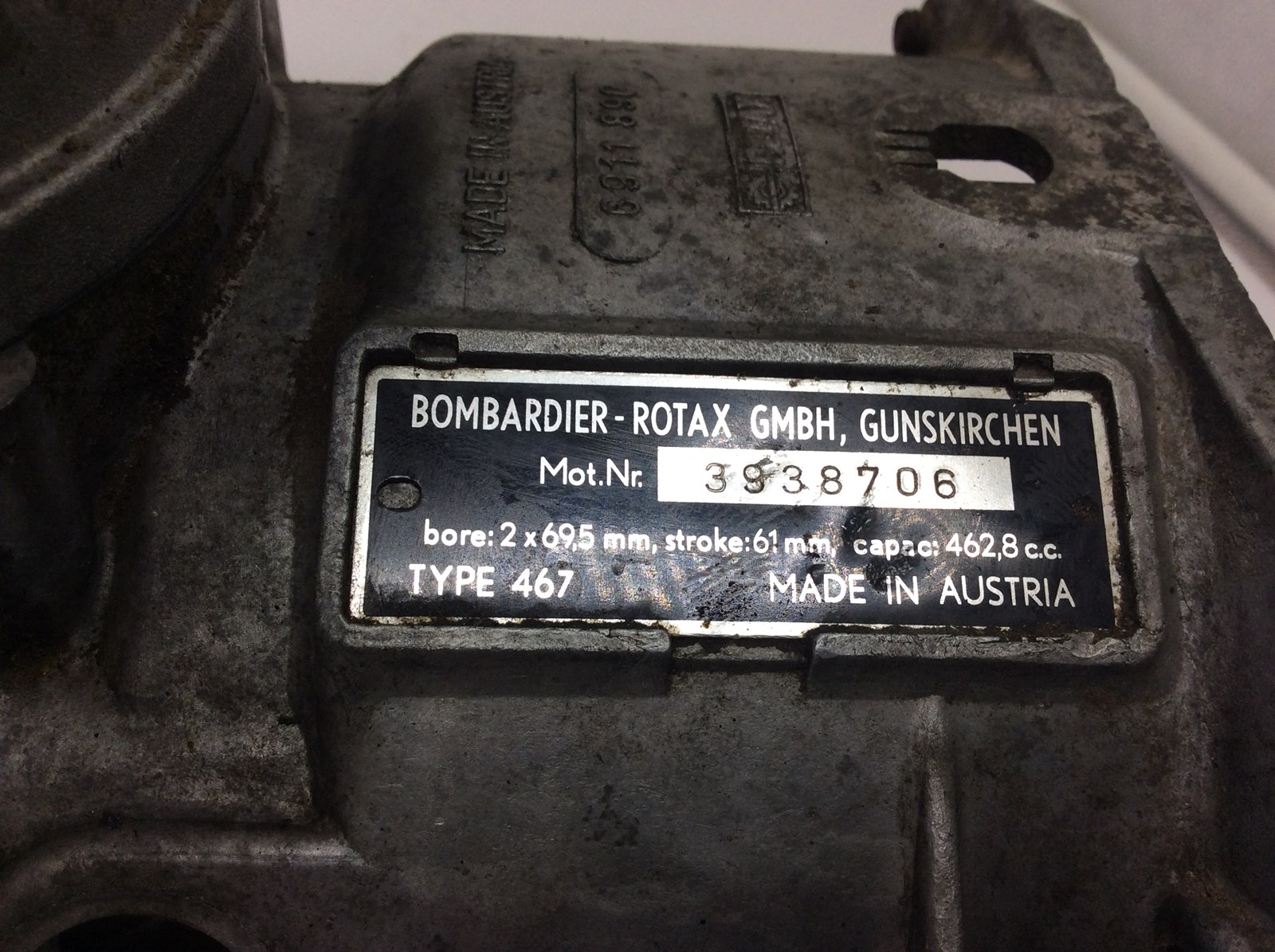 Used 1989 Ski-Doo Formula MX 467 / 470 L/C Engine / Motor - Image 5