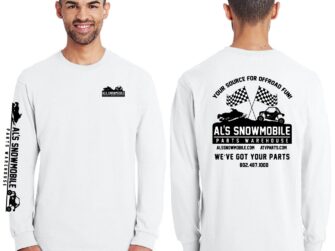 AL'S MEN'S LONG SLEEVE WHITE LG
