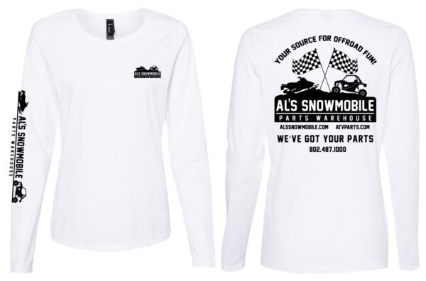AL'S LADIES LONG SLEEVE WHITE MED