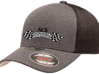 FLEX FIT UNIPANEL TRUCKER HAT DARK GREY LG/XL