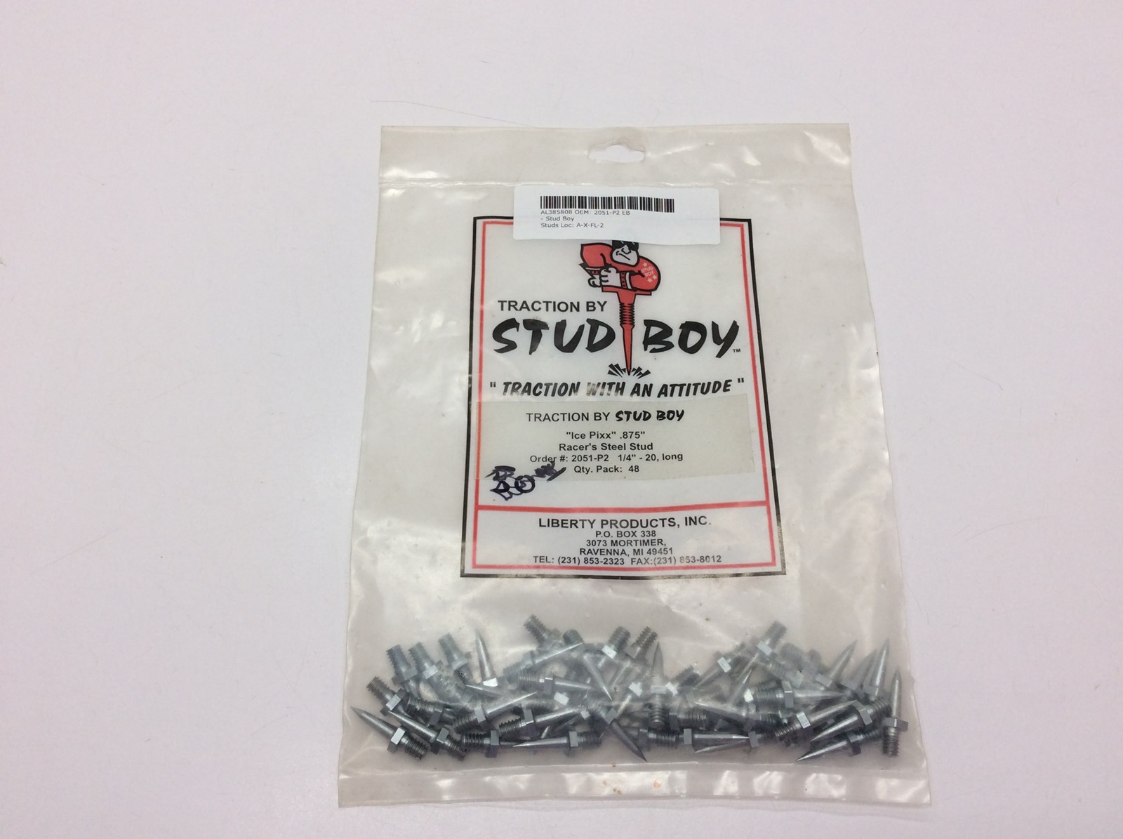 Stud Boy "Ice Pixx" .875" 48 Pack