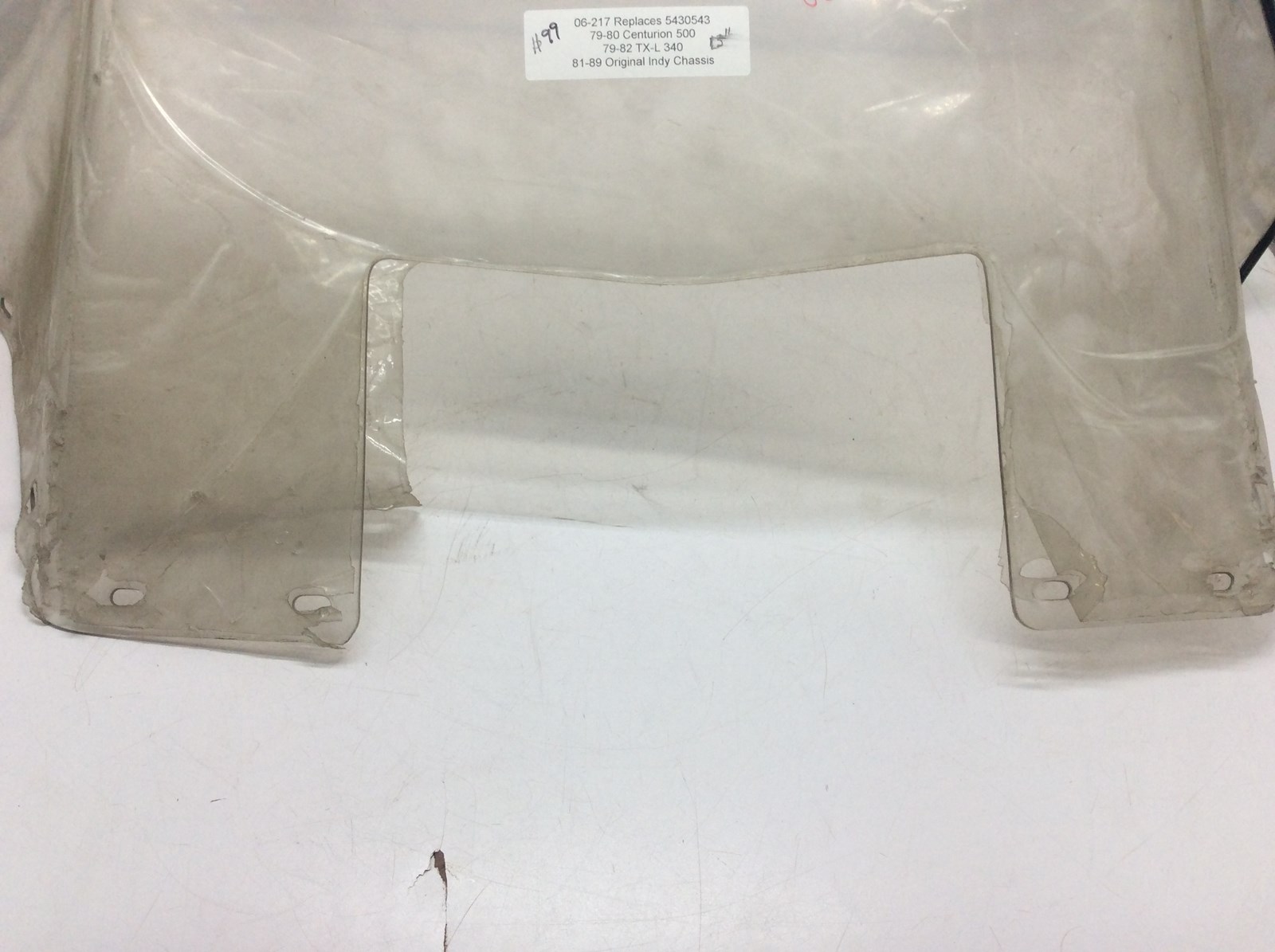 1985 Polaris NEW WINDSHIELD 13" SMK - Image 3