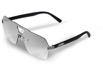 HORIZON SUNGLASSES - BLACK W/CHROME MIRROR