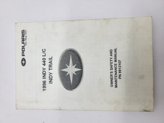 1996 Polaris Owners Manual for Indy 440 L/C Indy Trail