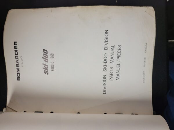 1969 Ski-Doo 5 Parts Manuals - Image 2