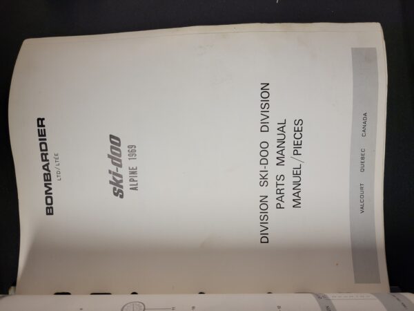 1969 Ski-Doo 5 Parts Manuals - Image 3
