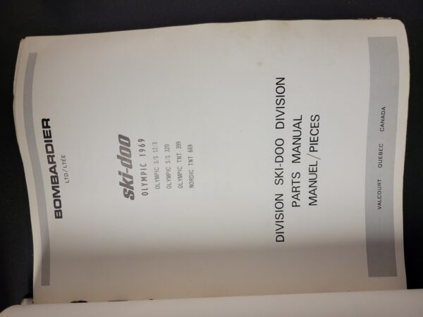 1969 Ski-Doo 5 Parts Manuals - Image 4