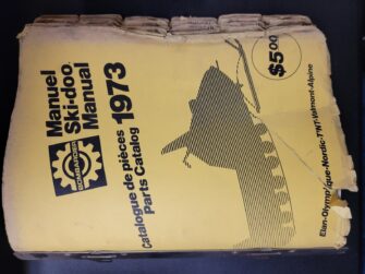 1973 Ski-Doo Parts Catalogs for Elan Olympique Nordic T'NT Valmont Alpine