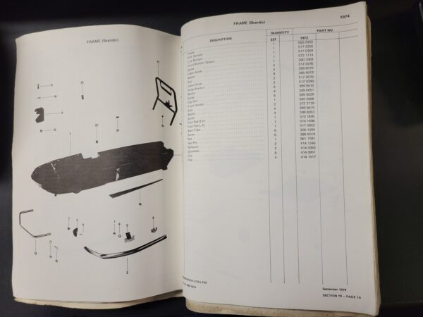1974 Ski-Doo Parts Catalog - Image 2