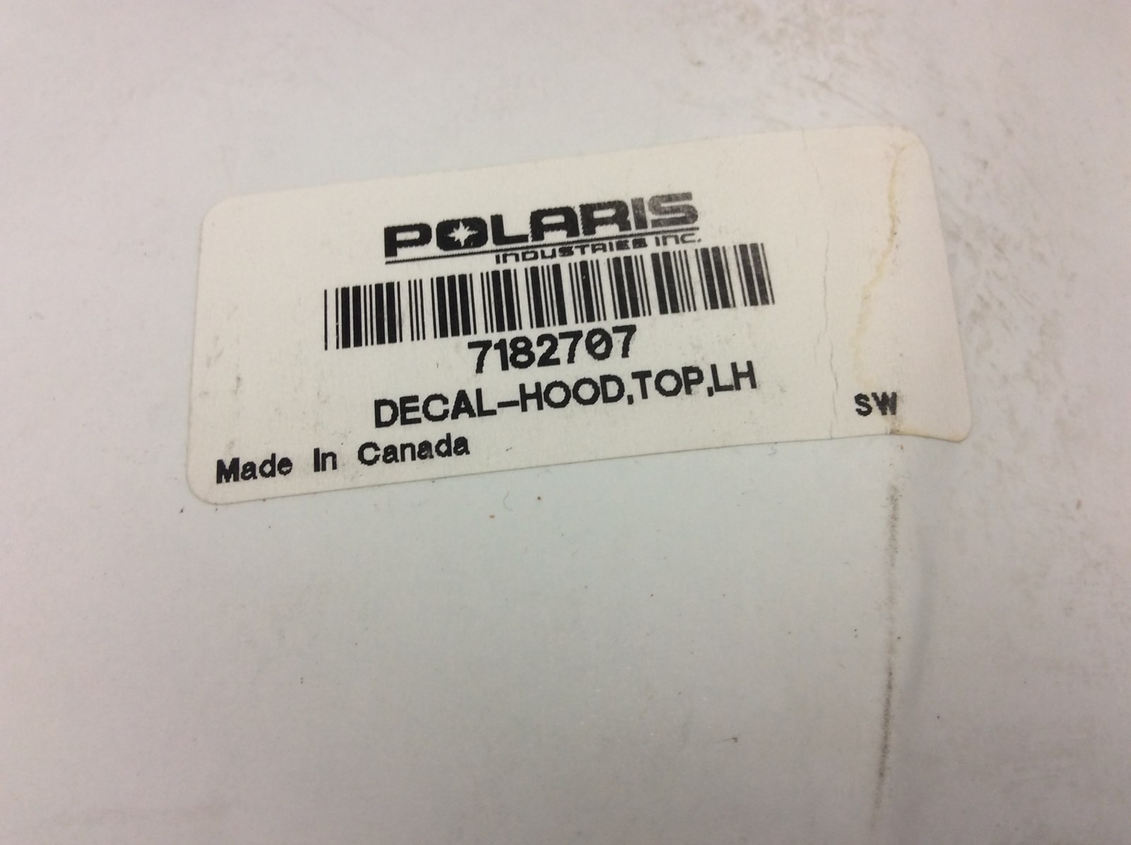 2016 Polaris Decal, Hood Top Left Side, Razor XP - Image 4