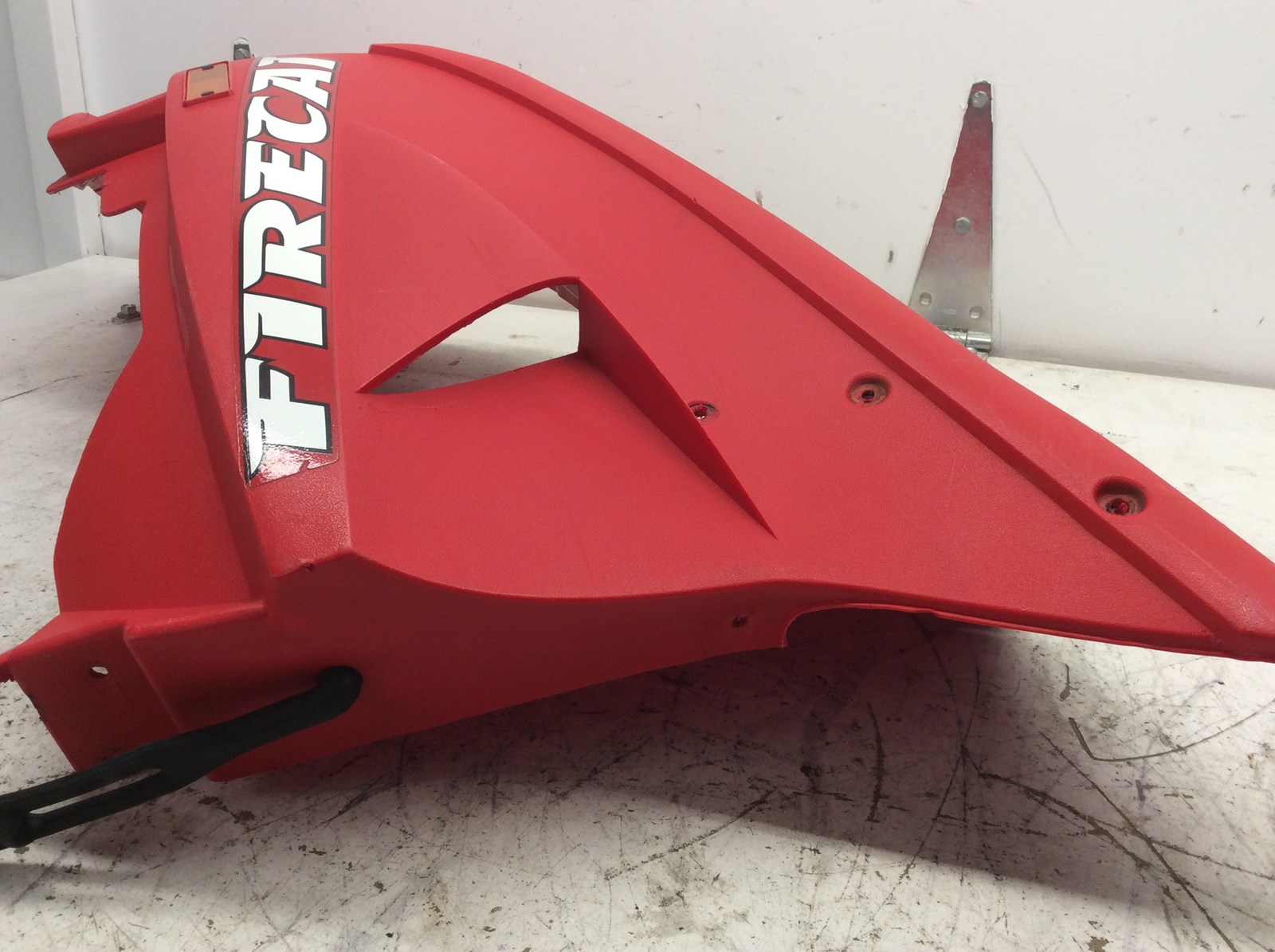 2003 Arctic Cat Used Red Right Belly Pan - Replaced by # 2606-778 - Image 3