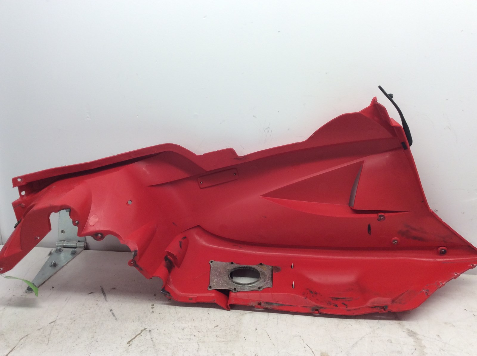 2003 Arctic Cat Used Red Right Belly Pan - Replaced by # 2606-778 - Image 4