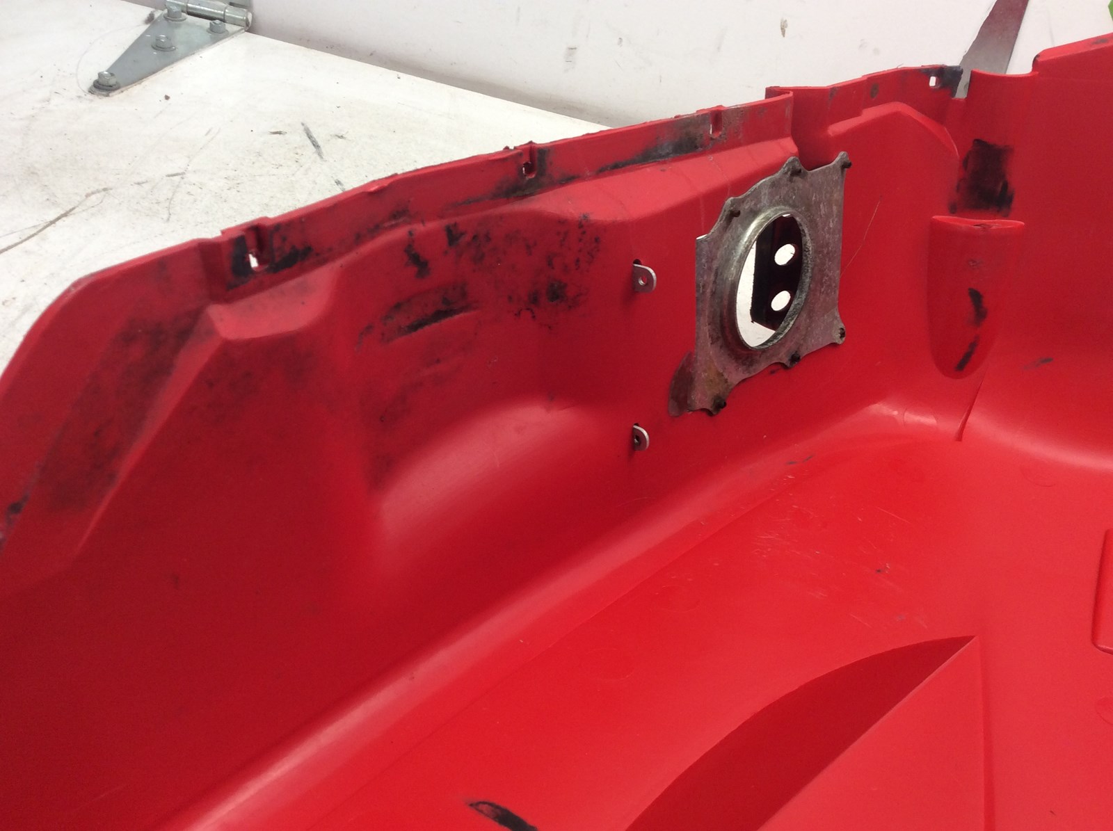 2003 Arctic Cat Used Red Right Belly Pan - Replaced by # 2606-778 - Image 5