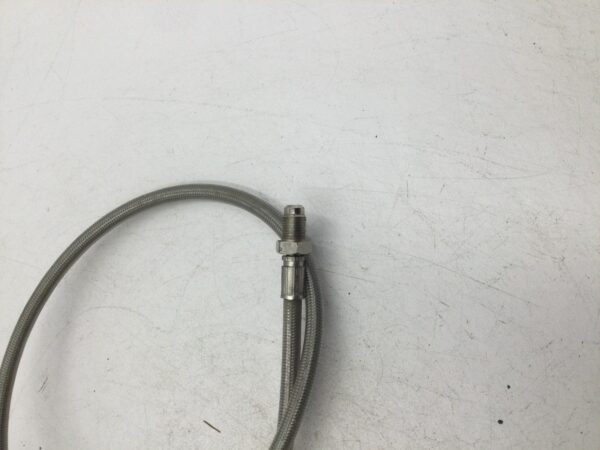 2004 Suzuki Aftermarket Corrugated Front Brake Line. Aftermarket Part# Unknown - Image 2