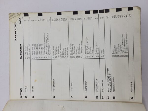 1982 Bombardier Snowmobile Shop Manual - Image 2