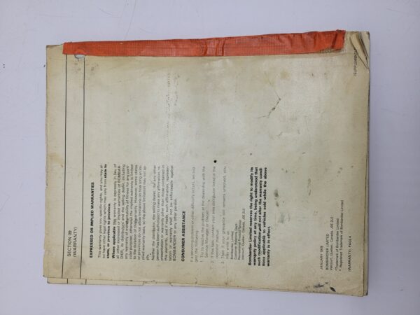 1979 Bombardier Shop Manual Supplement - Image 3