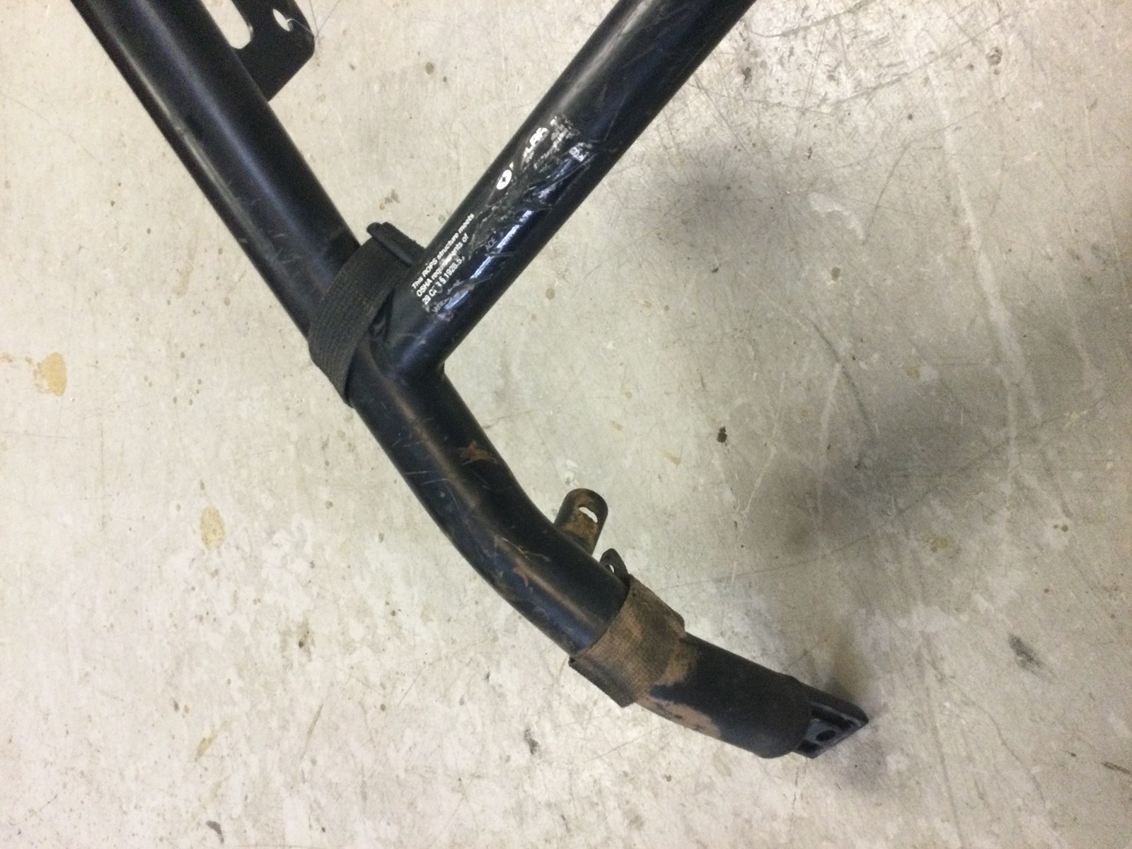 2017 Polaris Ace 500 ROPS tubes rear assy matte black - Image 5