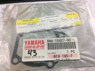 1992 Yamaha Gasket, Water Pump Housing Cover - Obsolete