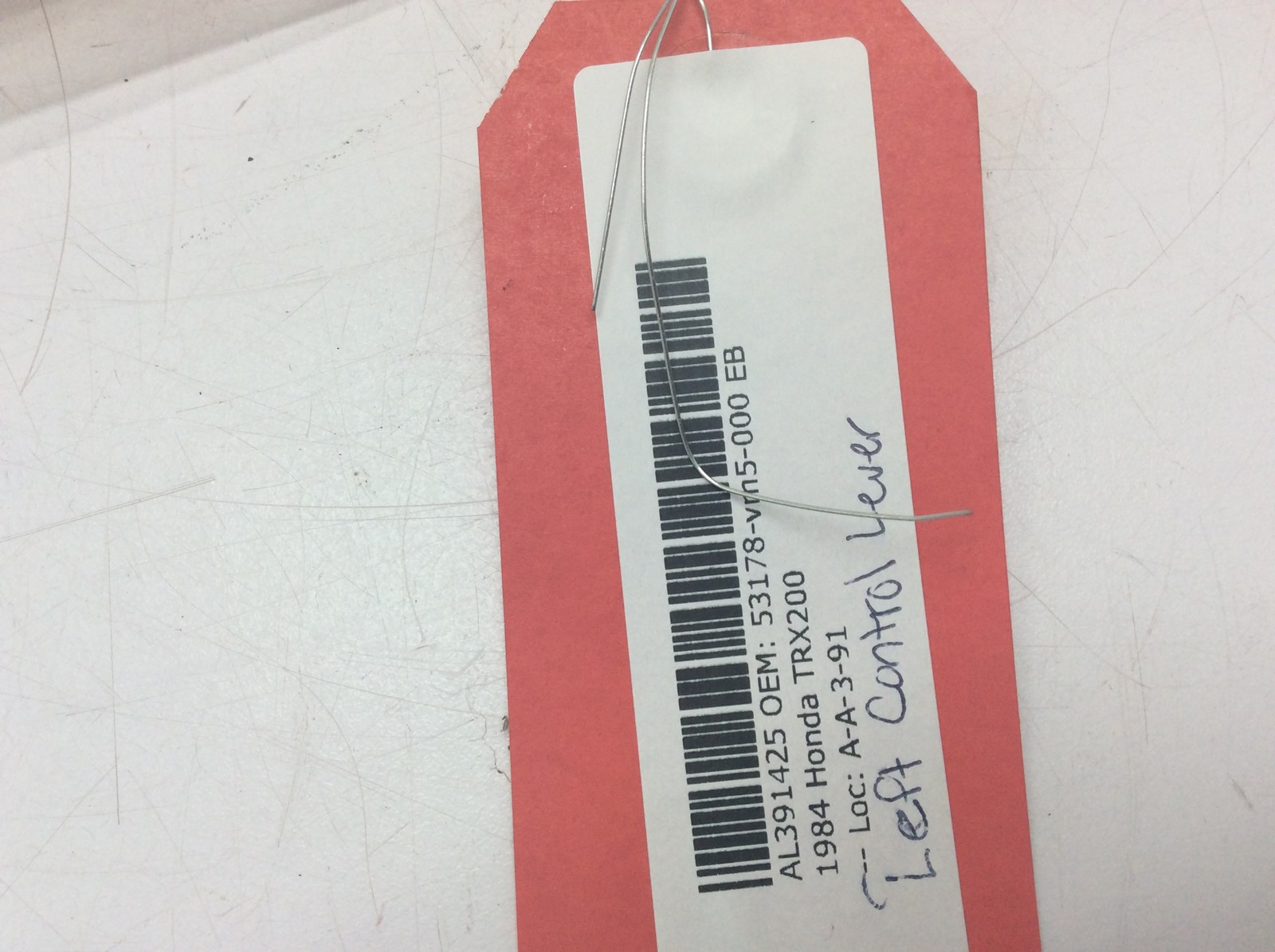 1984 Honda Left Control Lever - Image 3