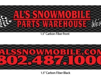 Ratchet Strap with Logo Carbon Fiber