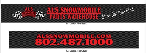Ratchet Strap with Logo Carbon Fiber