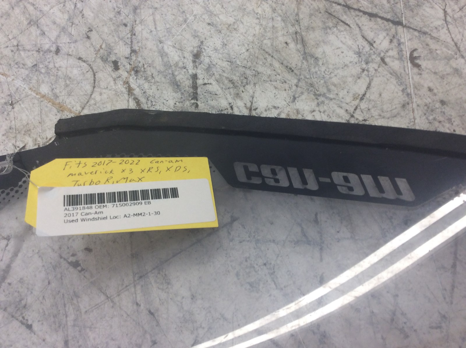 2017 Can-Am Half Windshield - Image 5