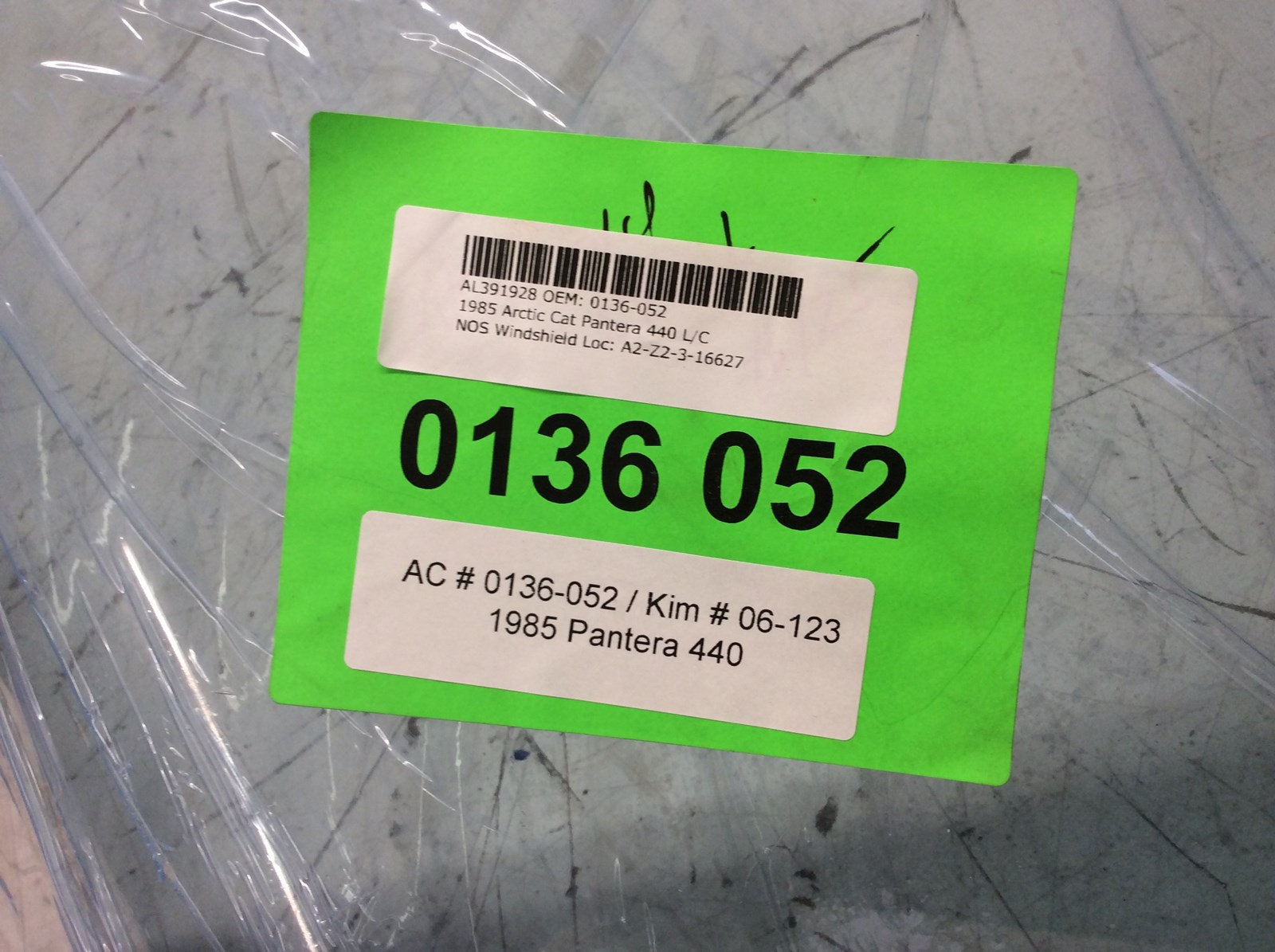 1985 Arctic Cat Windshield Assembly - Image 5