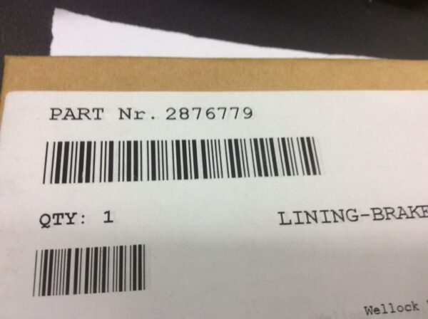 Brake Lining 2,500 lb Winch - Obsolete - Image 3