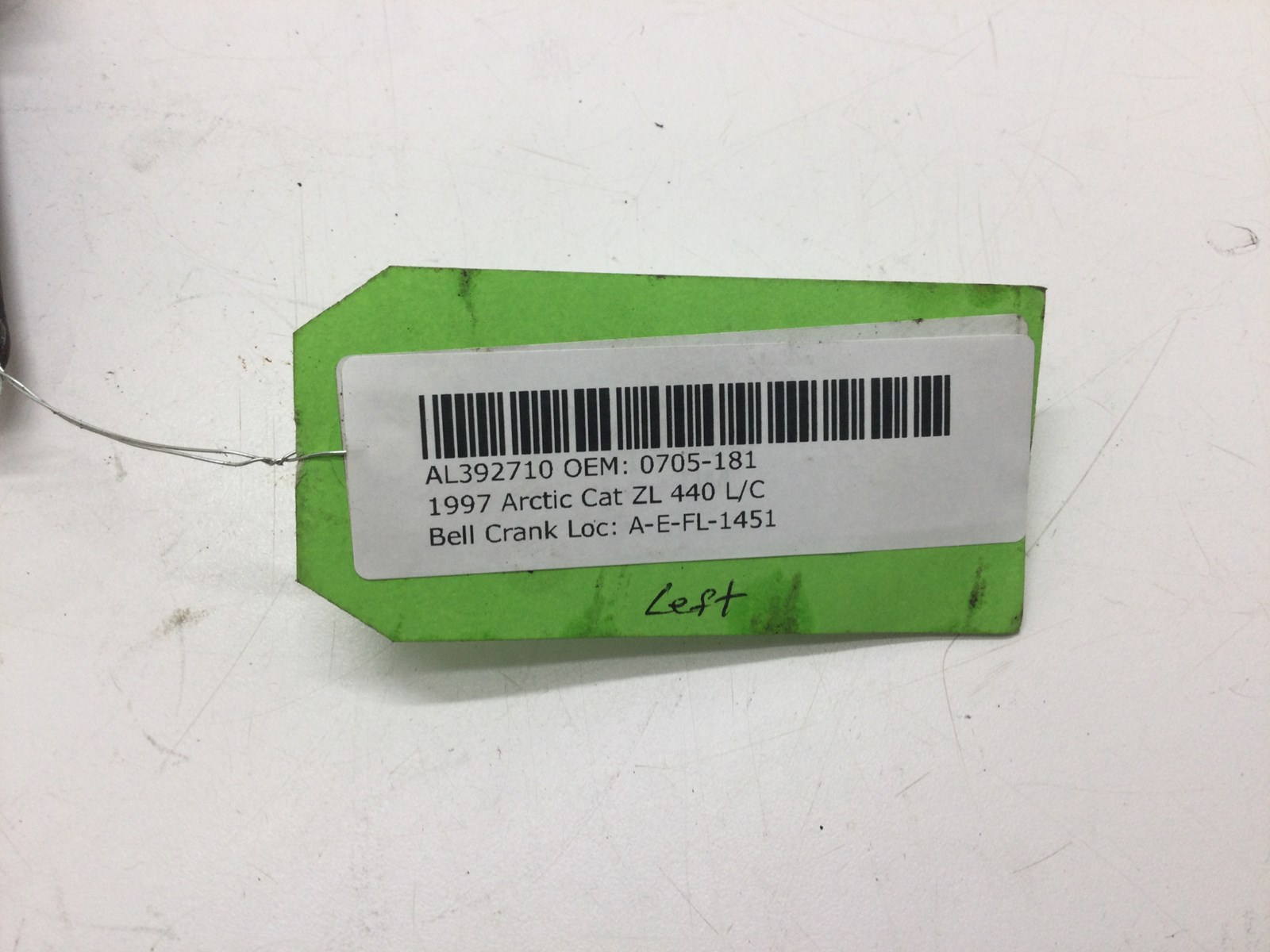 1997 Arctic Cat Left Steering Idler Arm - Image 5