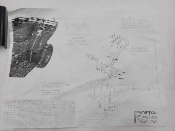 Fender Protectors for 2005 Kawasaki Brute Force - Image 5
