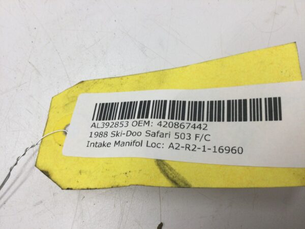 1988 Ski-Doo Intake Manifold Cover - Image 5