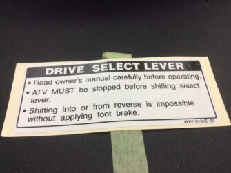 1998 Yamaha Emblem 2, Drive Lever