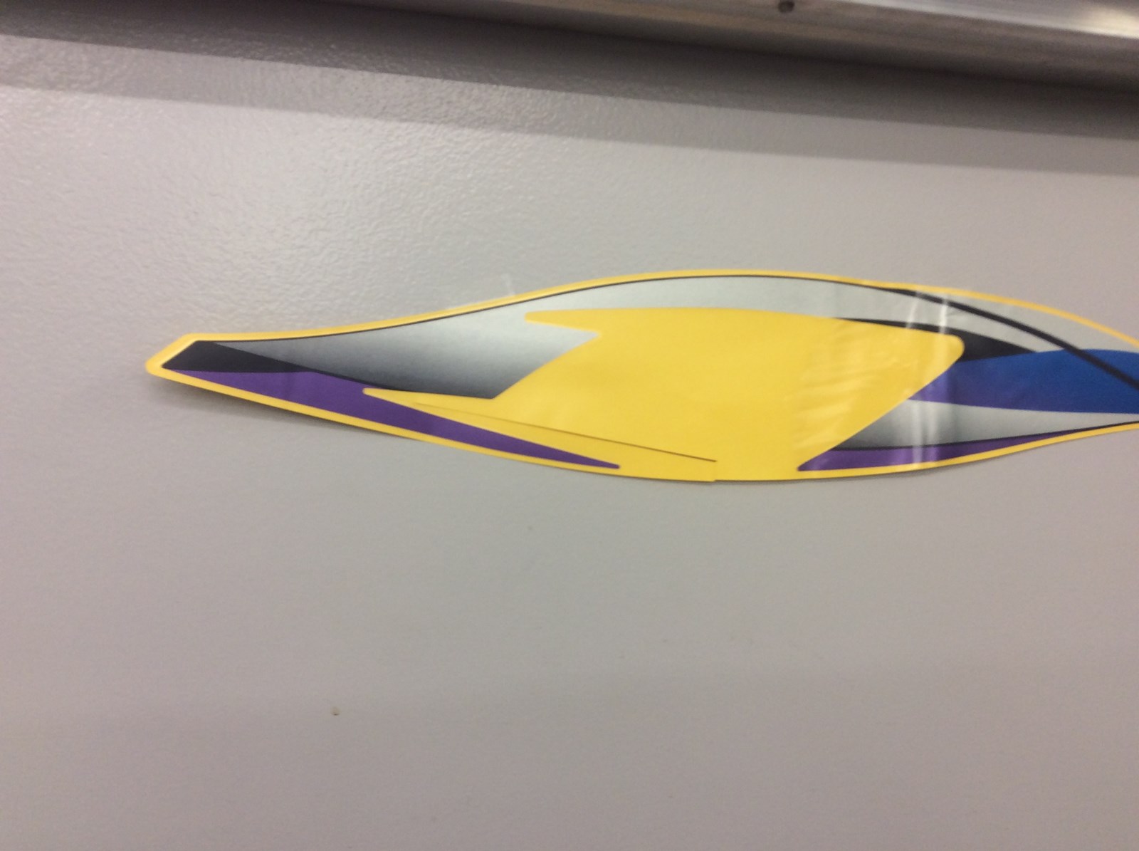 2000 Yamaha Decal, Hood Top RH - Obsolete - Image 2