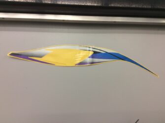 2000 Yamaha Decal, Hood Top RH - Obsolete