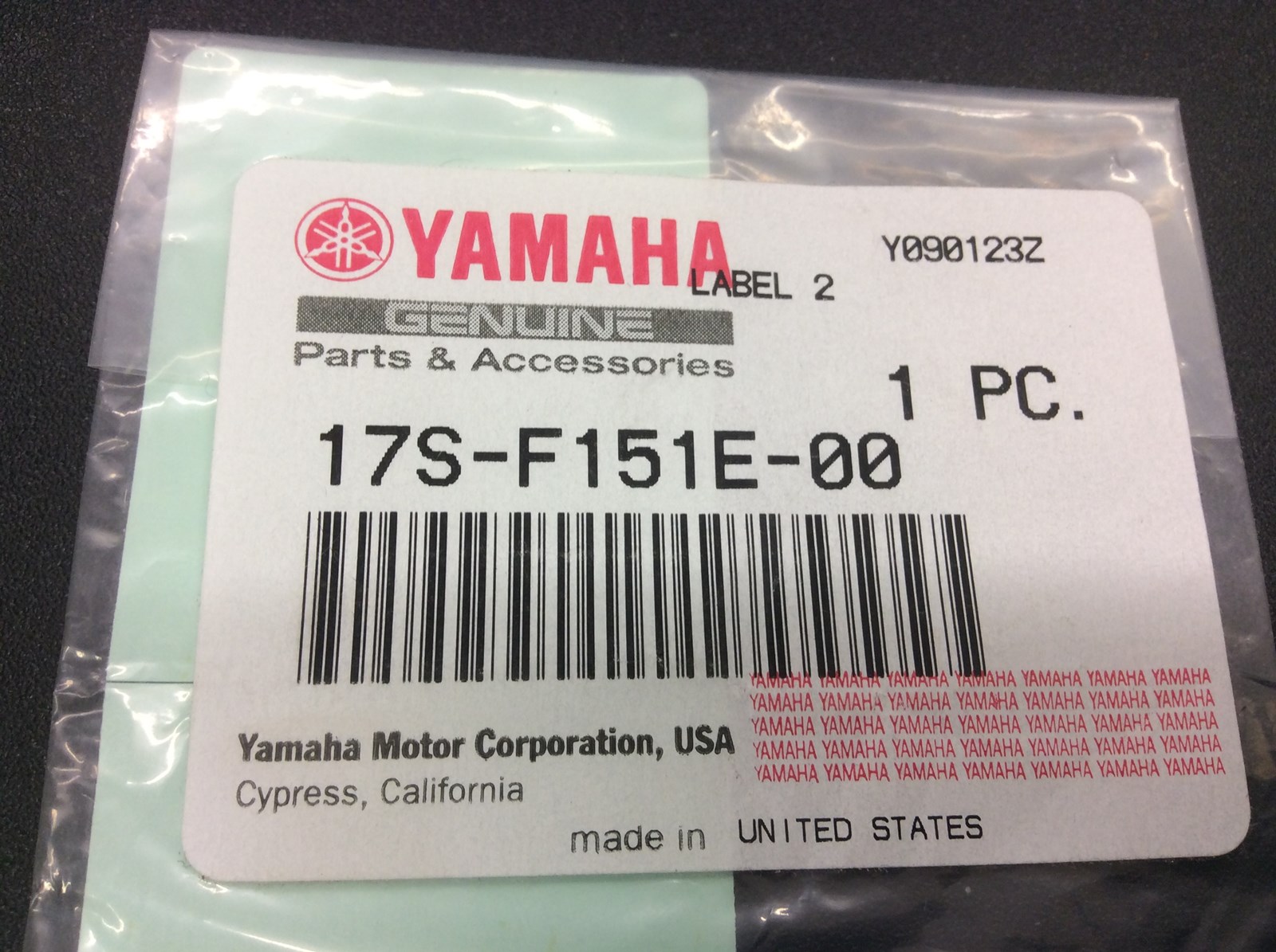 2008 Yamaha Label, Drive Select Lever - Obsolete - Image 2