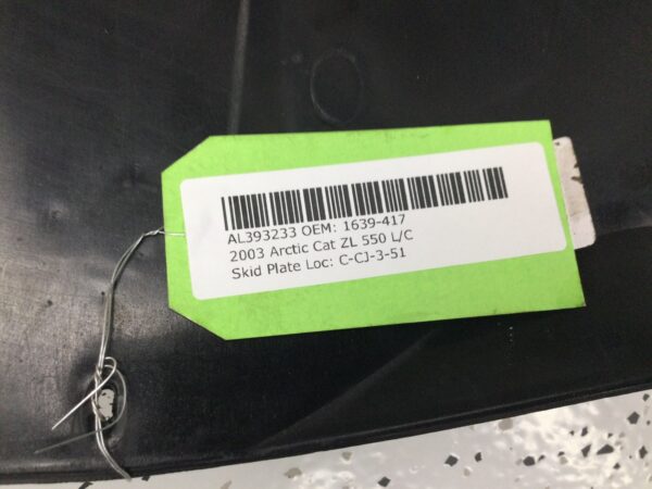2003 Arctic Cat Skid Plate - Image 5
