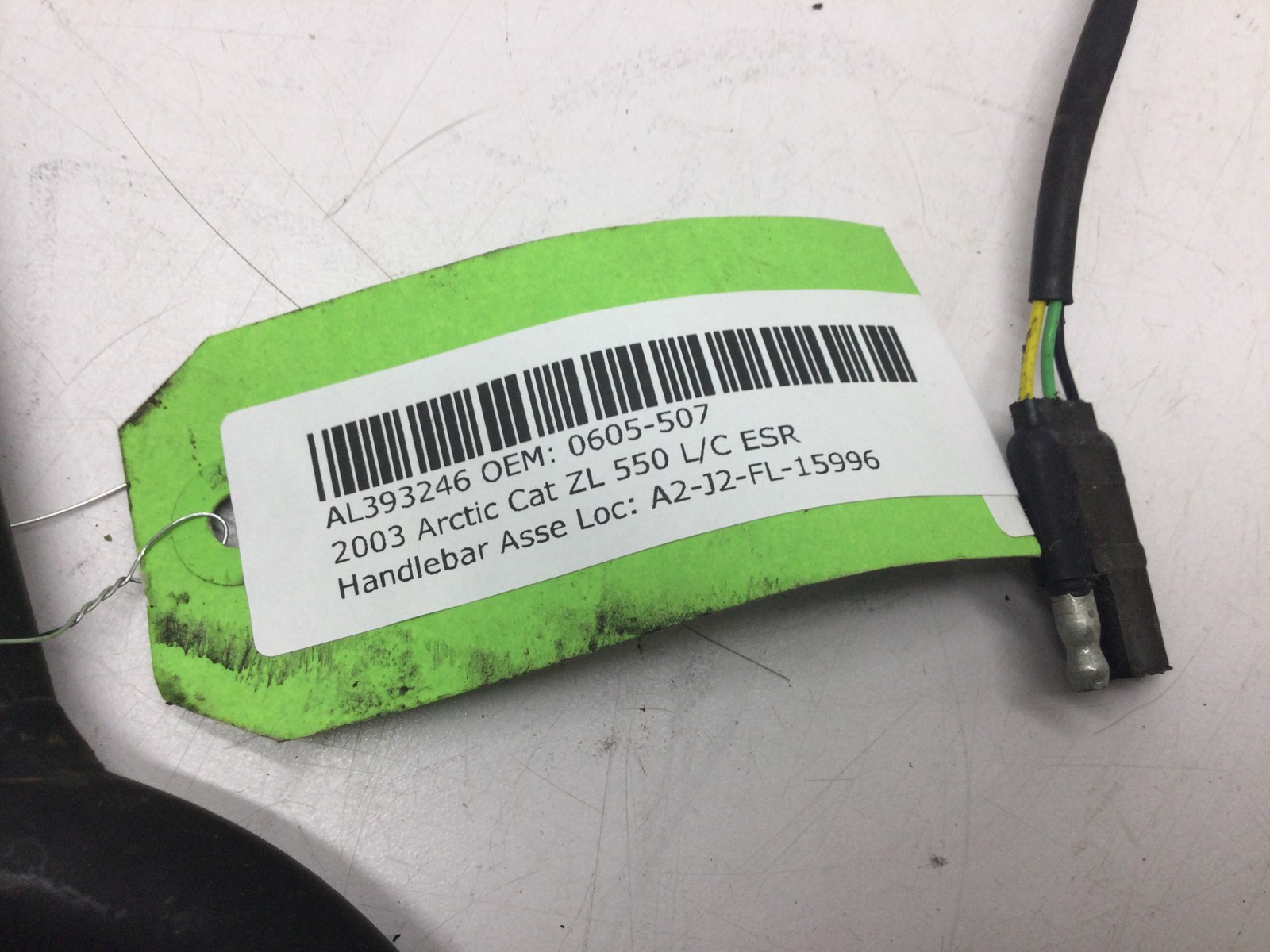 2003 Arctic Cat Handlebar w/ 2X Heated grip And Adjusting Block - Image 5