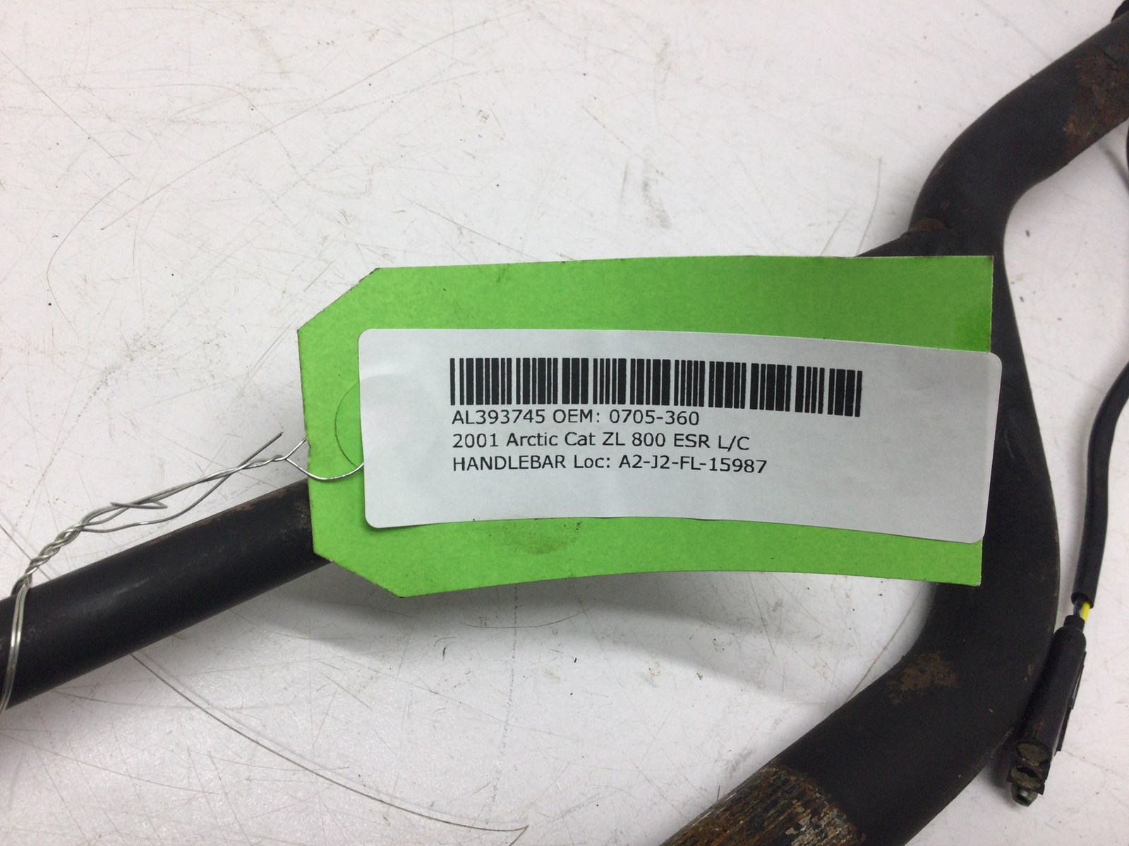 2001 Arctic Cat Handlebar - includes two heated grips. - Image 5