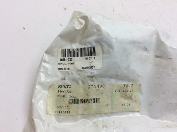 2001 Arctic Cat HOOD HINGE - Image 3
