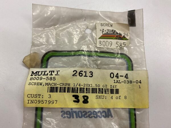 1997 Arctic Cat SCREW,MACH-CRPH 1/4-20X1.50 - Image 3