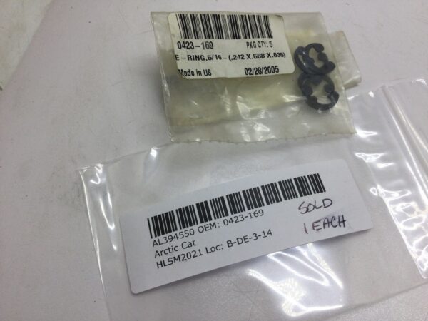 E-RING,5-16-(.242 X.588 x .035 - Image 2