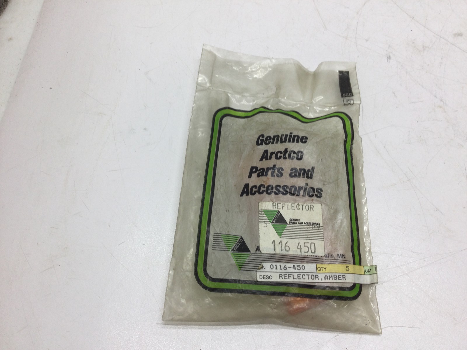 1979 Arctic Cat Amber Reflector - Image 4