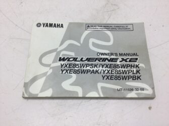 Wolverine X2 Owners Manual