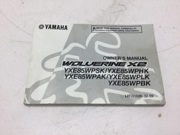 Wolverine X2 Owners Manual